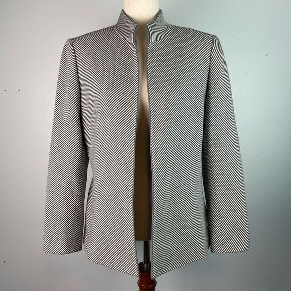 Tahari Open Front Wool Blend Dress Jacket Size 10 EUC - Picture 1 of 9